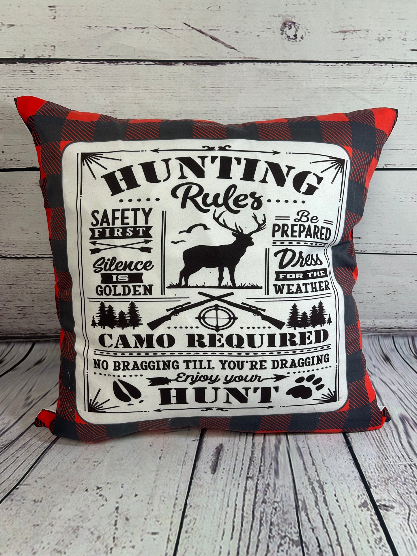 Design Your Own - Cushion Cover, Buffalo Plaid Ruffle in 2 colour choices