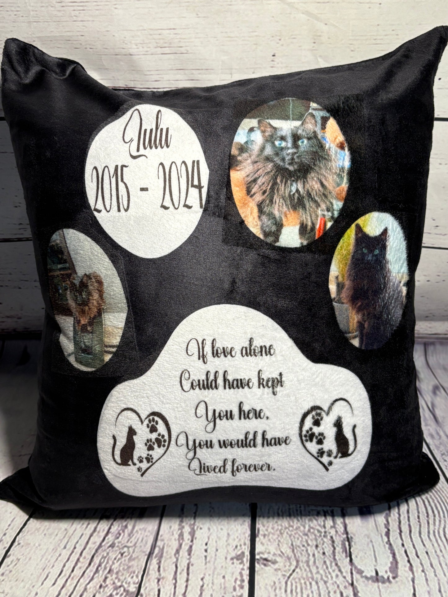 Design Your Own - 5 Panel Photo Paw Cushion Cover