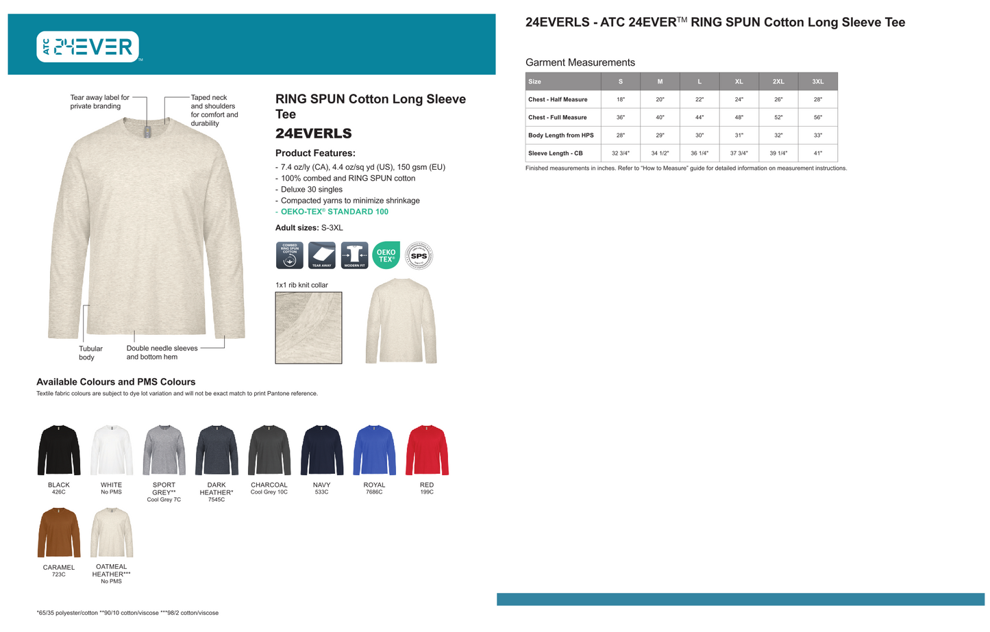 Design Your Own - 24EVER Ring Spun Cotton Tee