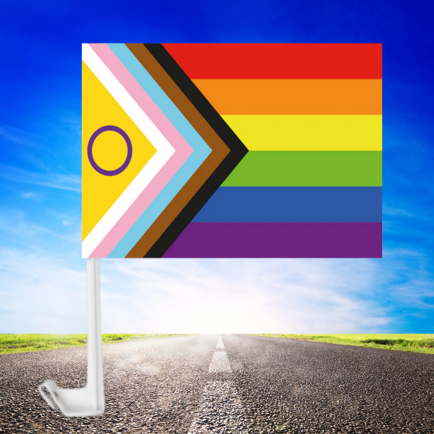Pride, Progressive - Vehicle Flag, Car Flag