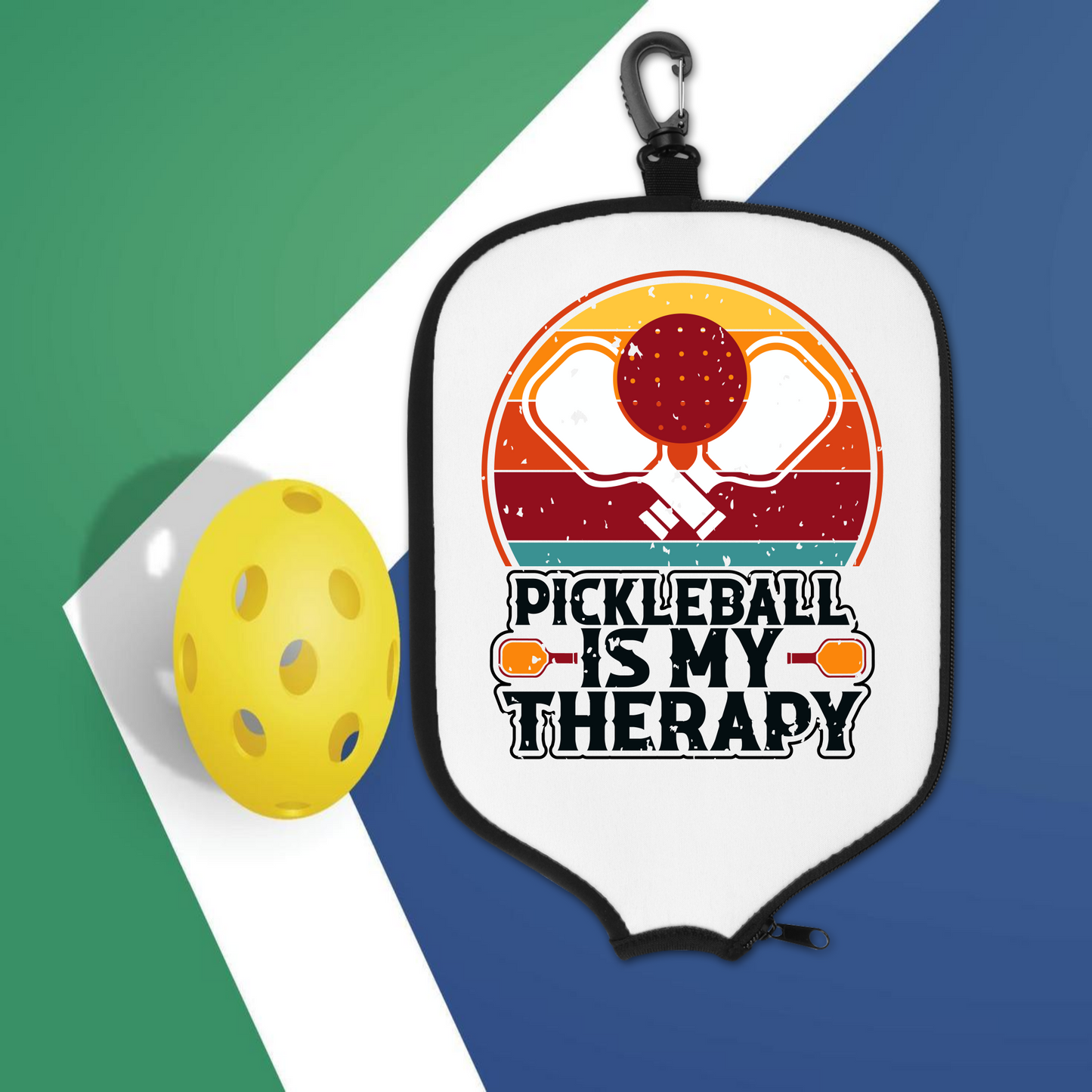 Pickleball Is My Therapy - Pickleball Paddle Cover