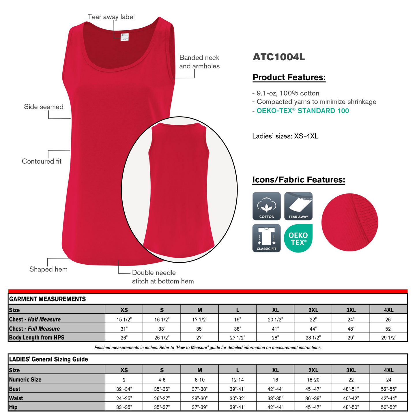 Design Your Own - Ladies Tank Top, ATC1004L