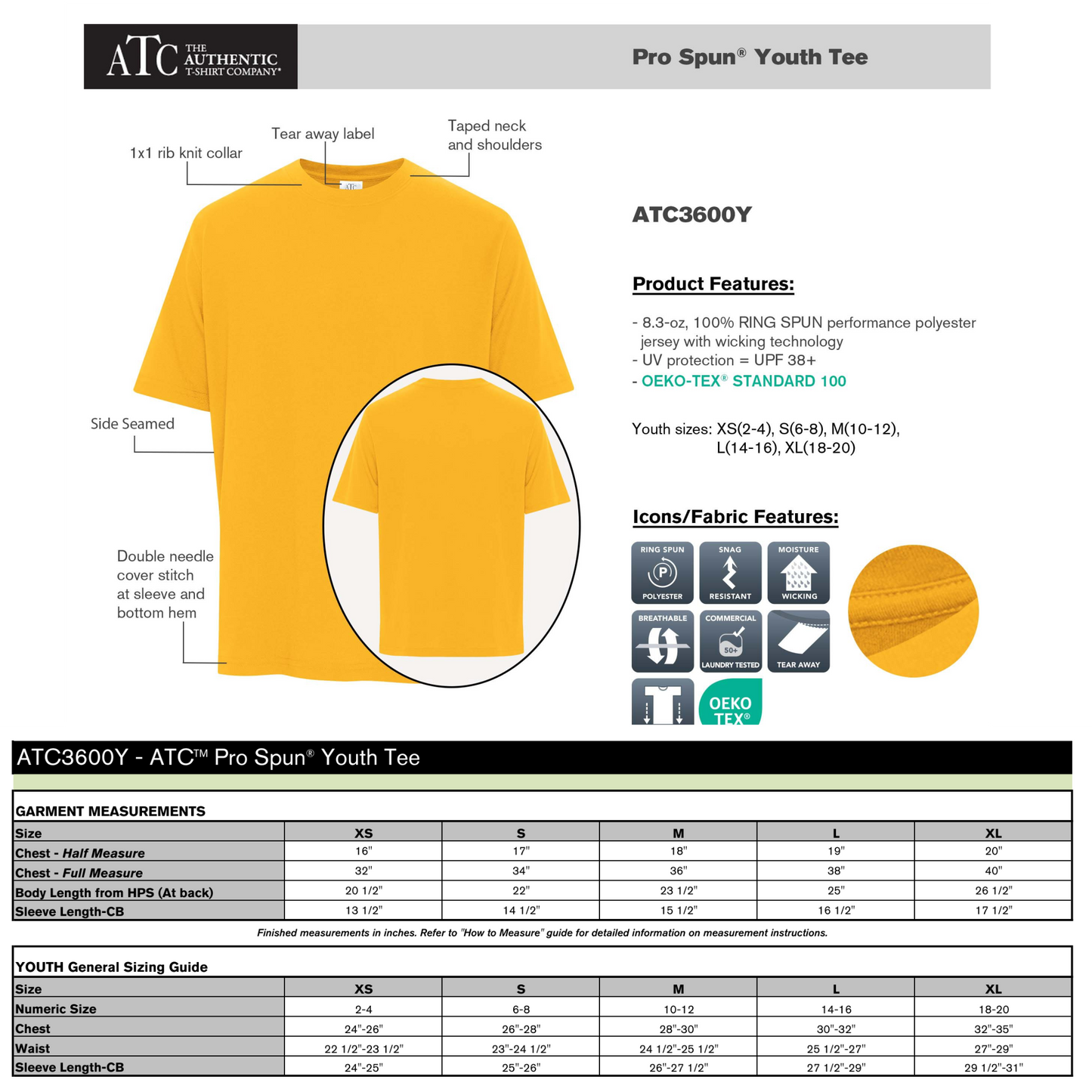Design Your Own - Youth Performance T-Shirt, ATC3600Y