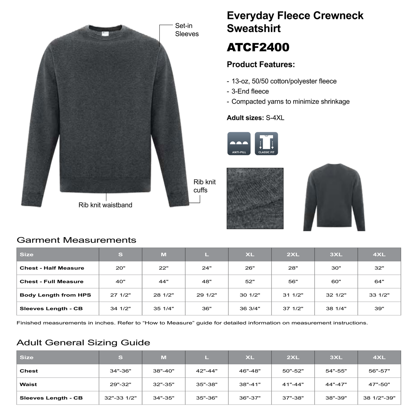 Design Your Own - Unisex Sweatshirt, ATCF2400