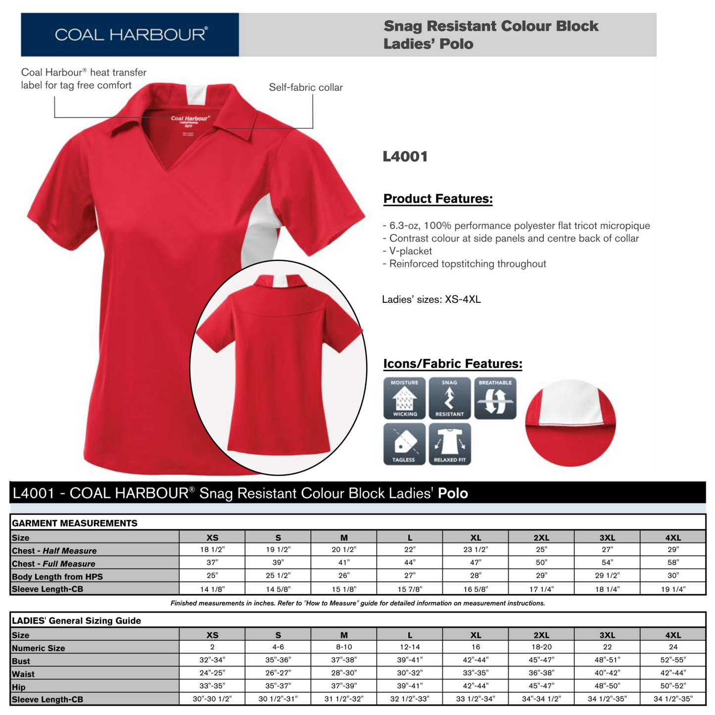 Design Your Own - Ladies Polo, L4001