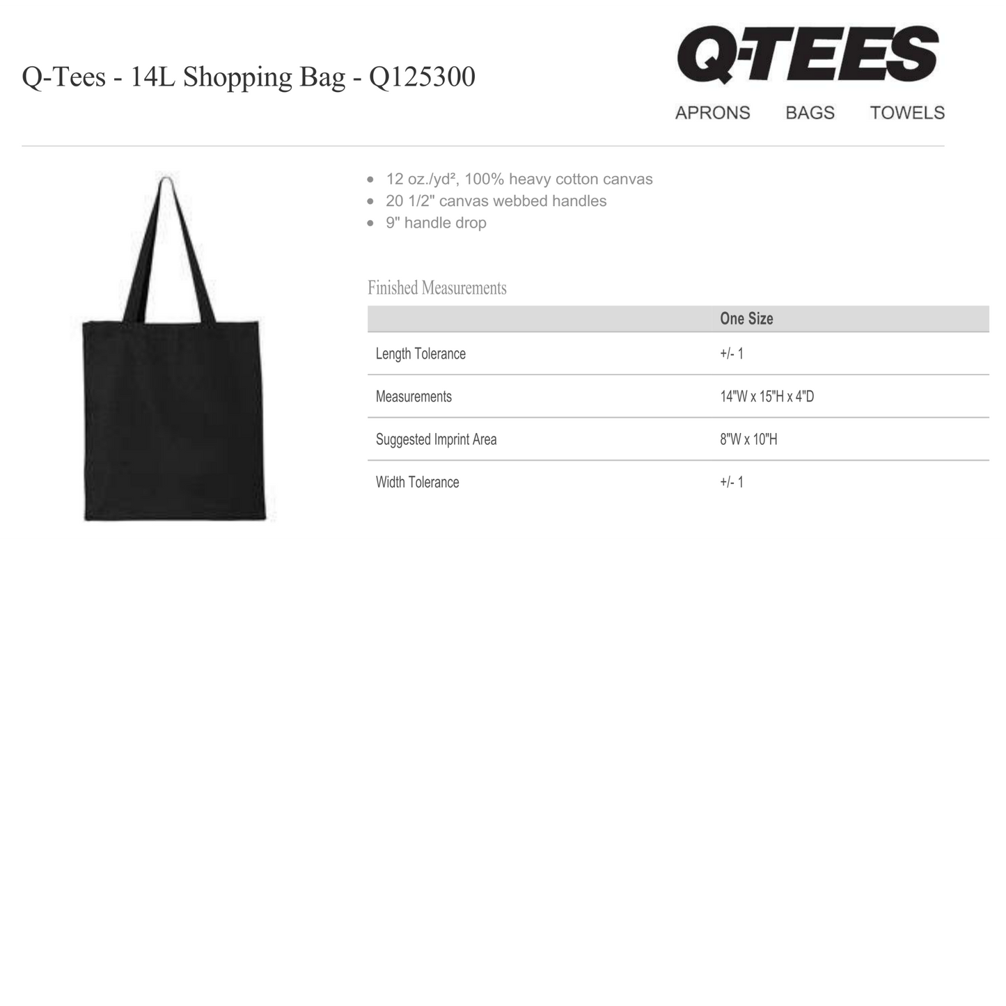 Design Your Own - 14L Shopping Bag, Q125300