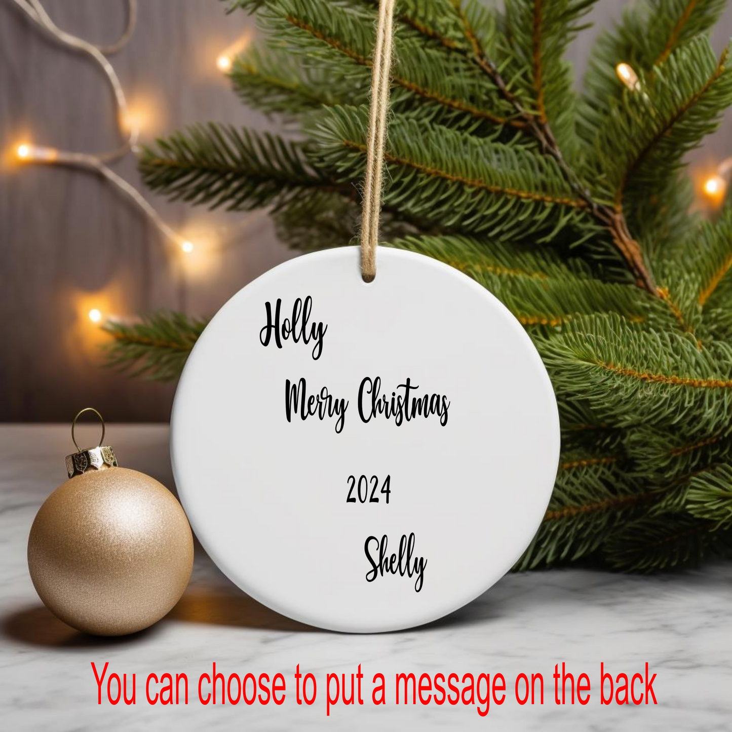 Thank You for Being An Awesome Friend Keep That Shit Up Christmas Ornament