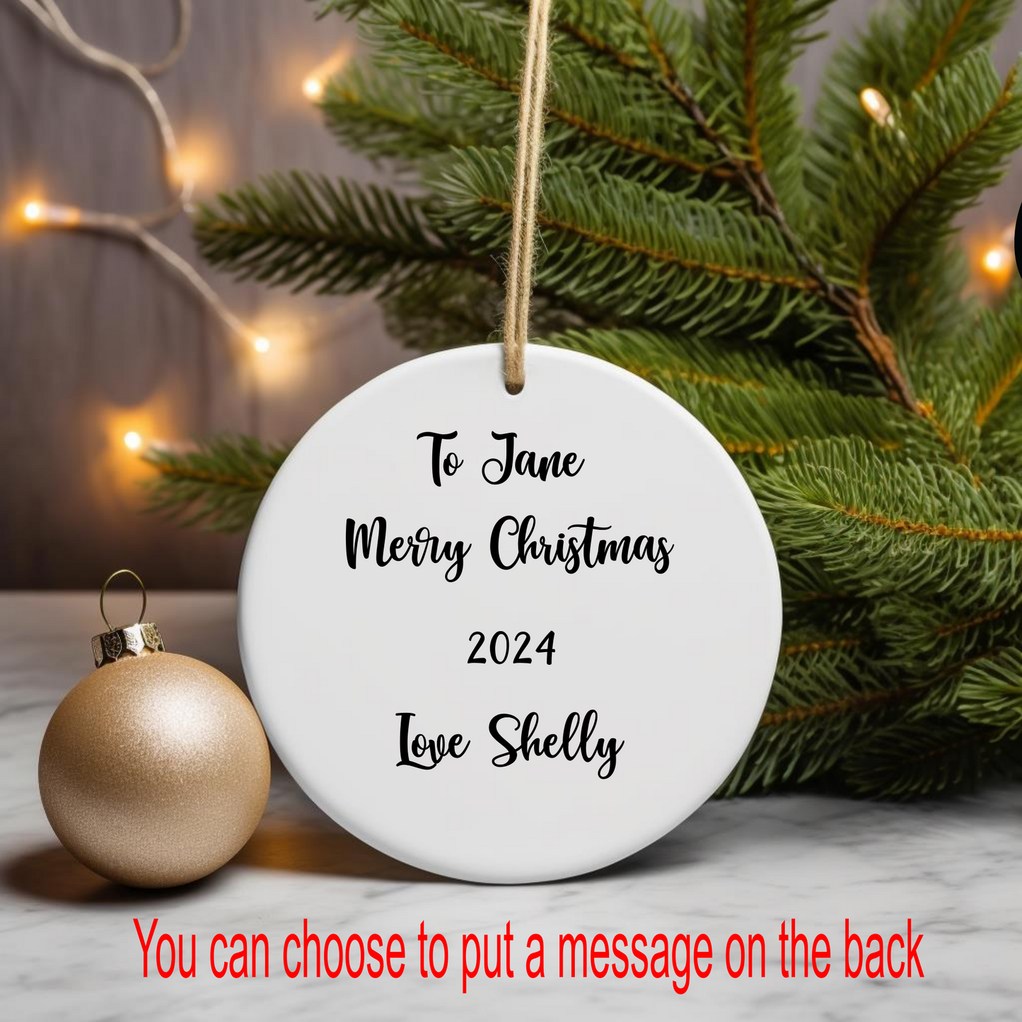 A Job Made Us Coworkers.... Christmas Ornament