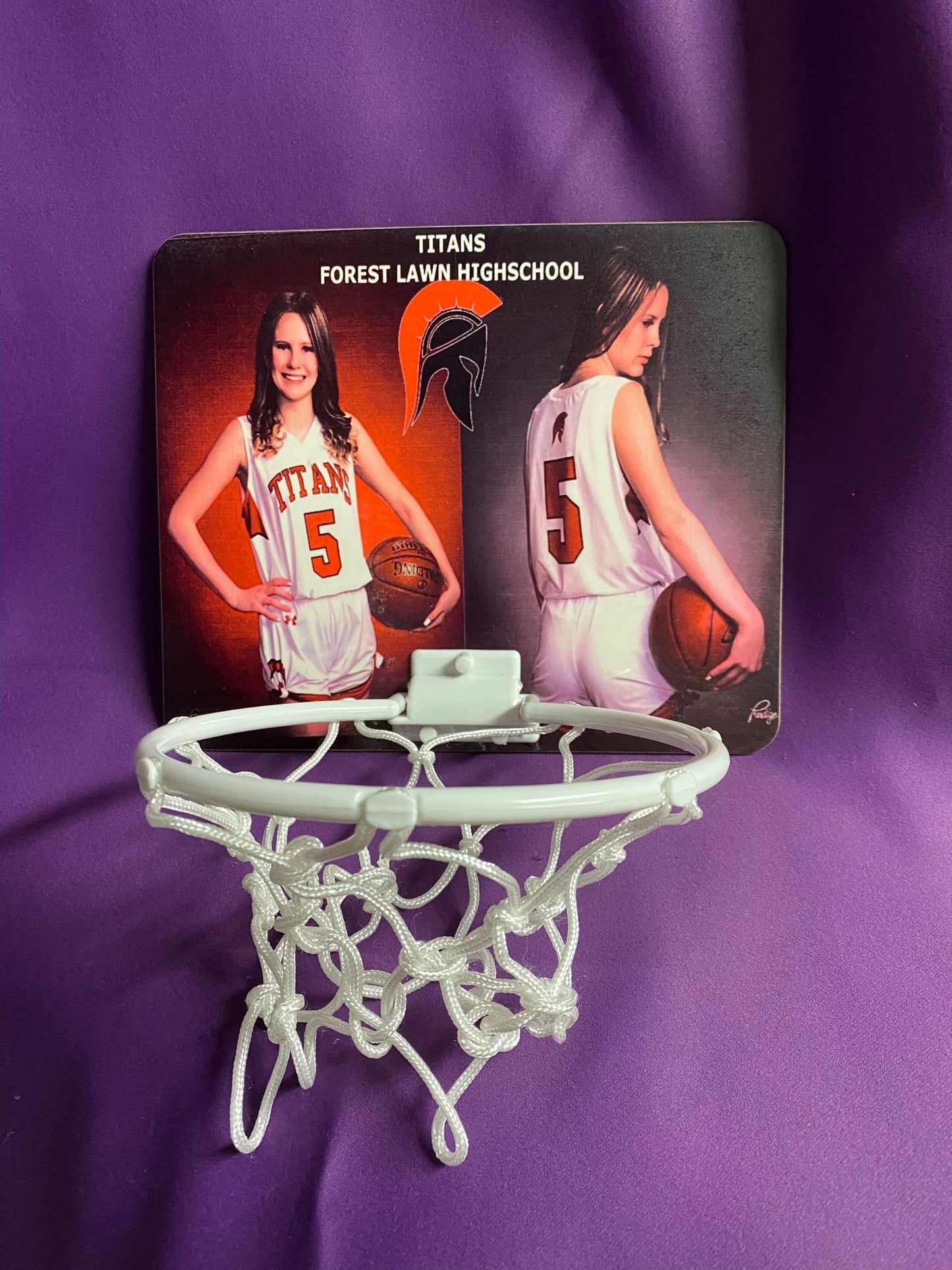 Design Your Own - Mini Basketball Net with Photo or Design