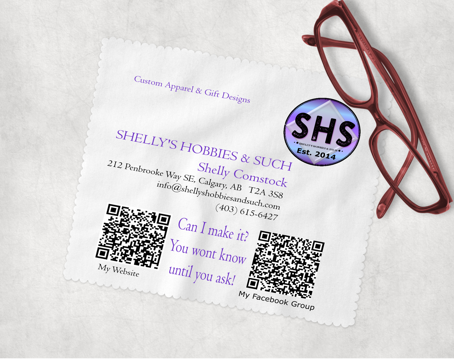 Design Your Own - Lens Cleaning Cloth
