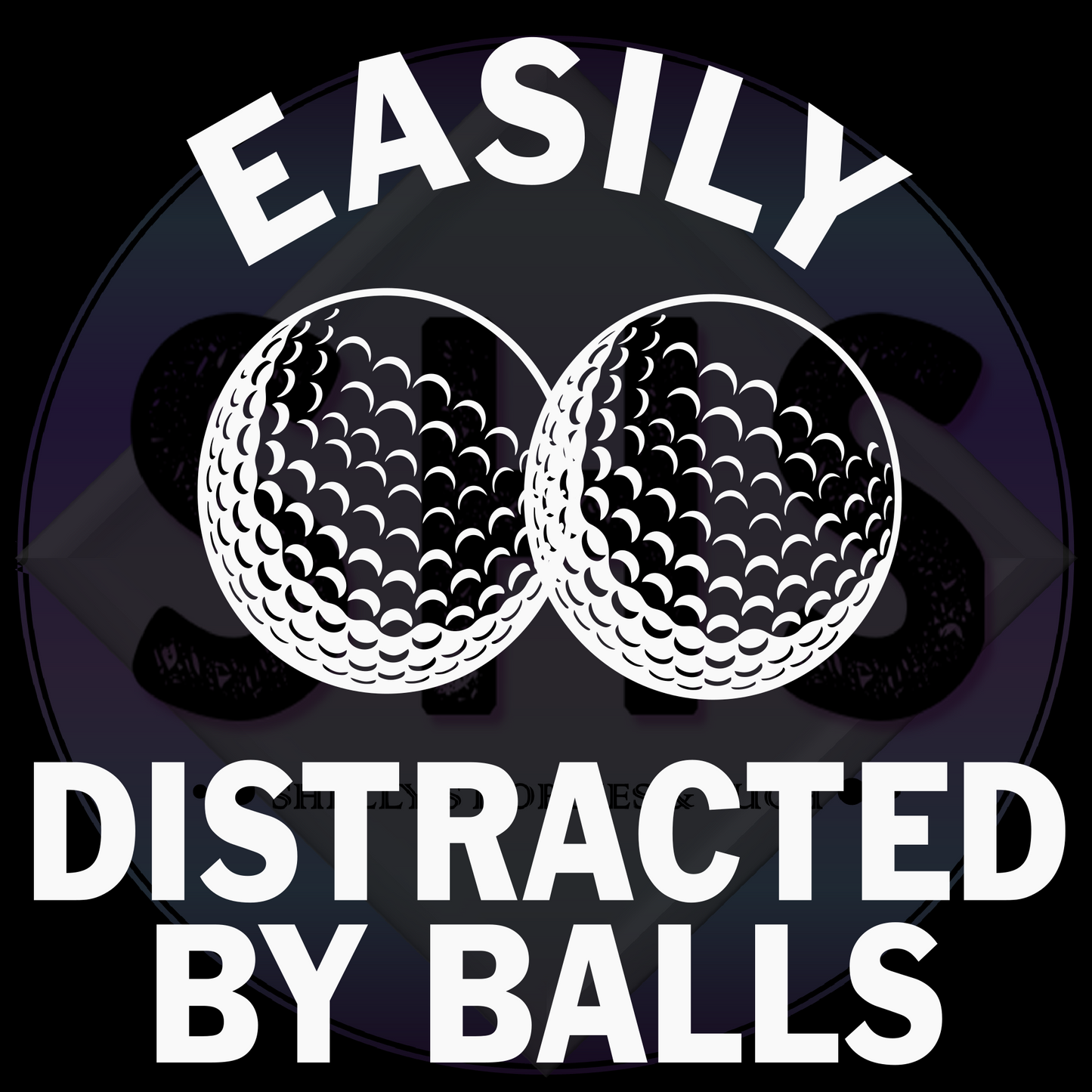 Easily Distracted By Balls, Golfing PNG files