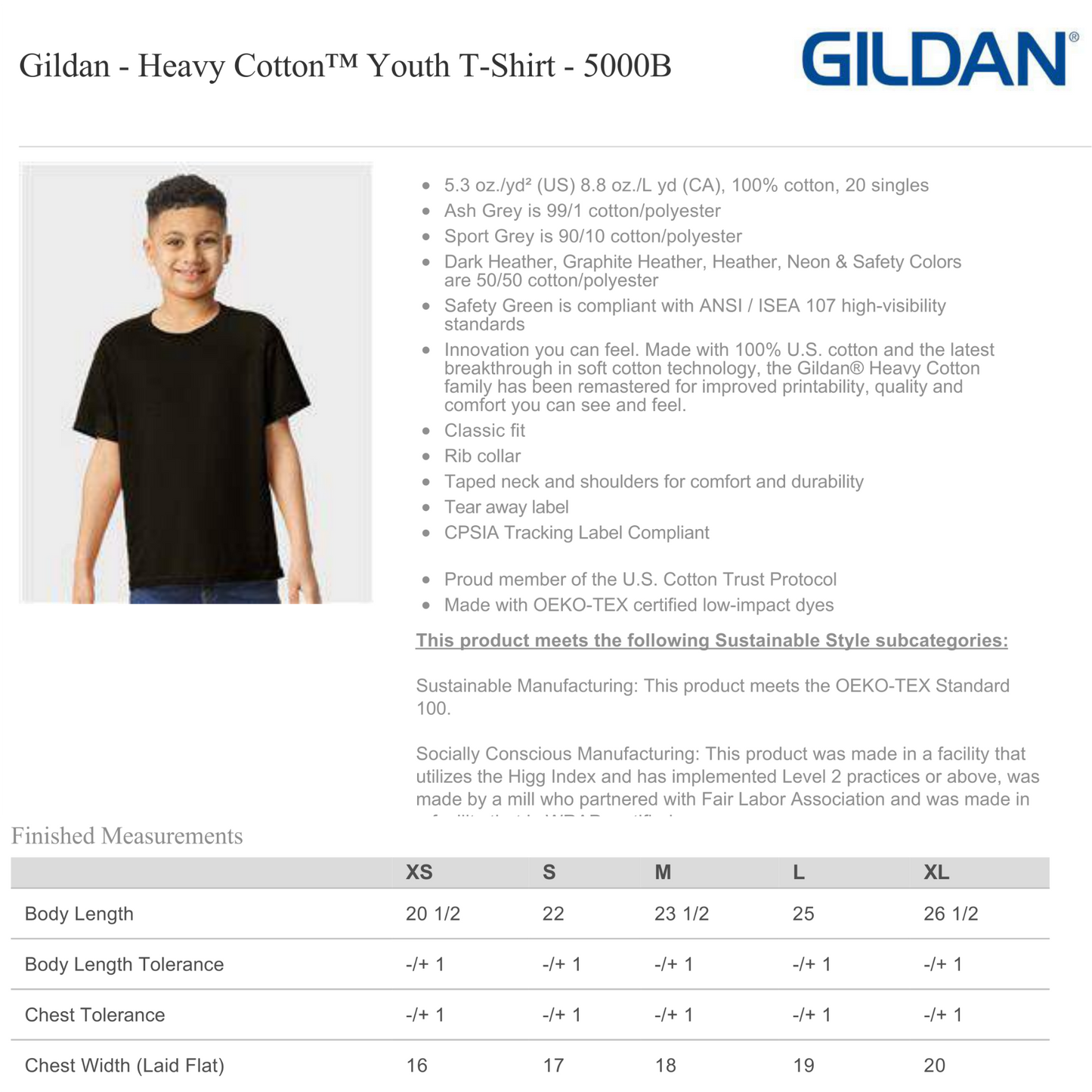 Design Your Own - Youth T-Shirt, Gildan 5000B