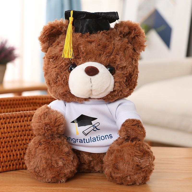 Graduation Teddy Bears with Cap, Personalized & Custom