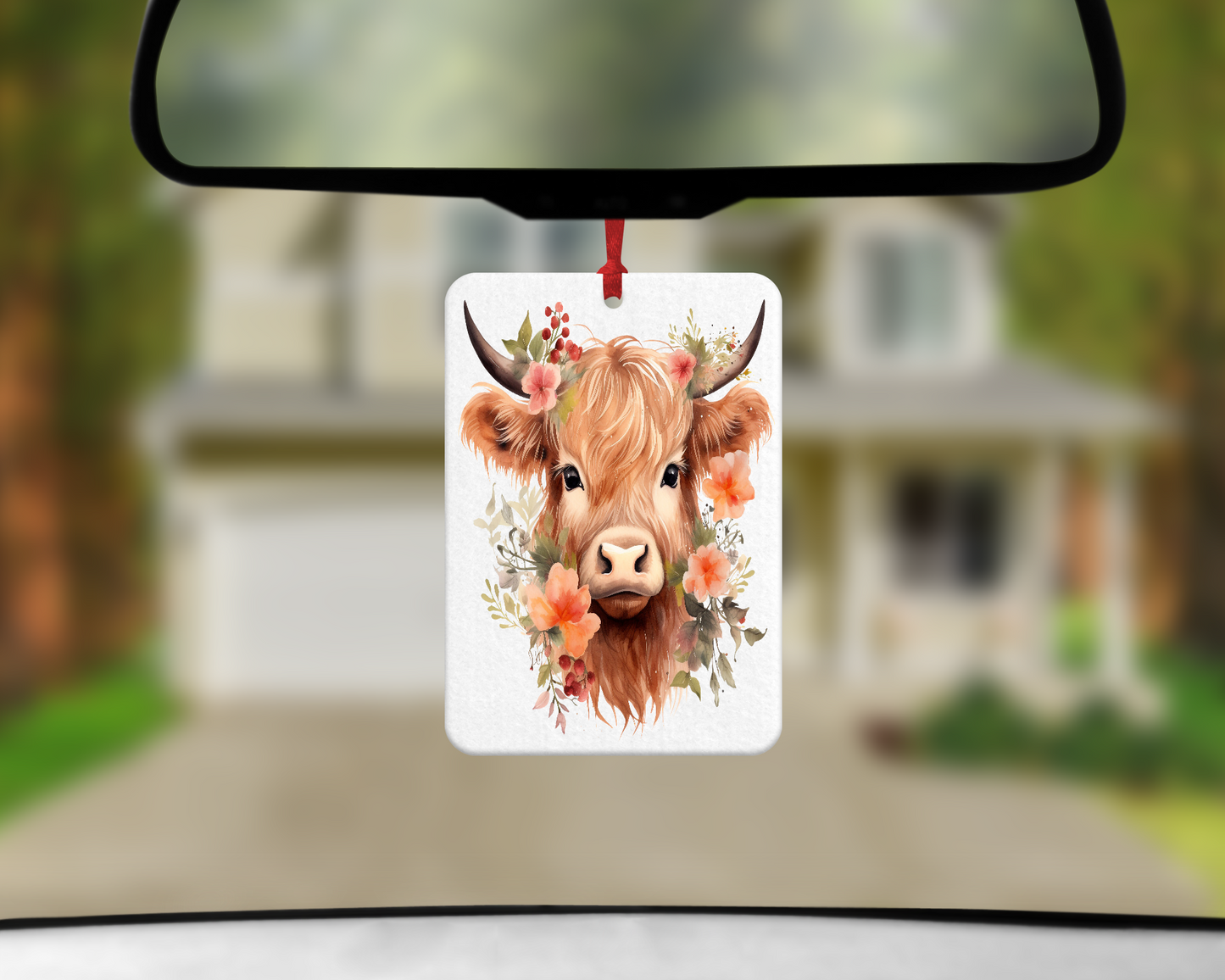 Highland Cow, 9 designs to choose from - Air Freshener