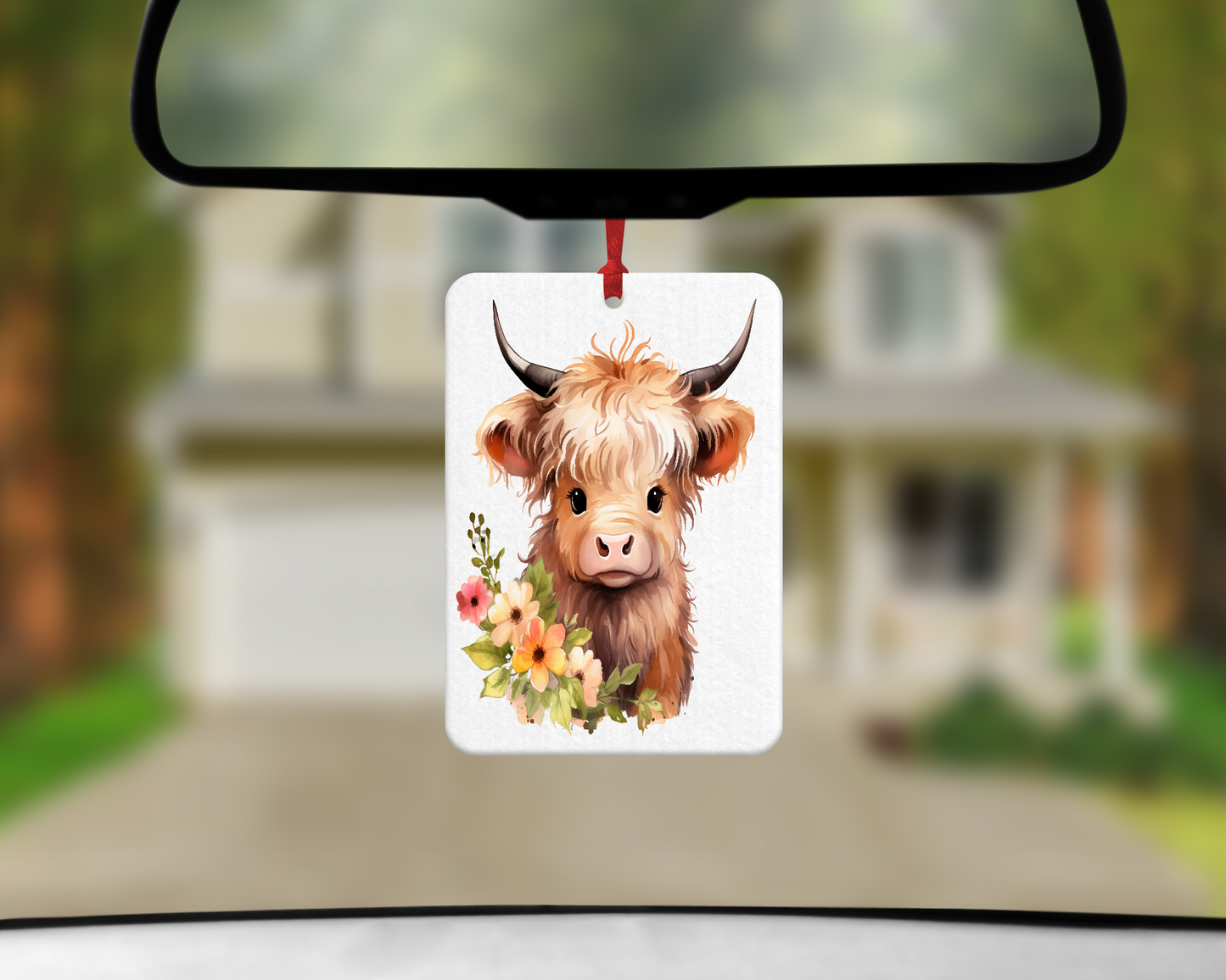 Highland Cow, 9 designs to choose from - Air Freshener