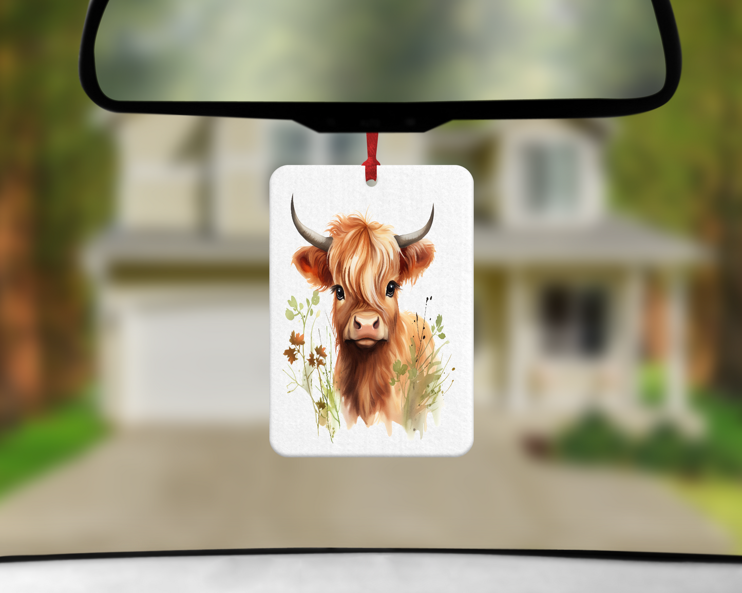 Highland Cow, 9 designs to choose from - Air Freshener