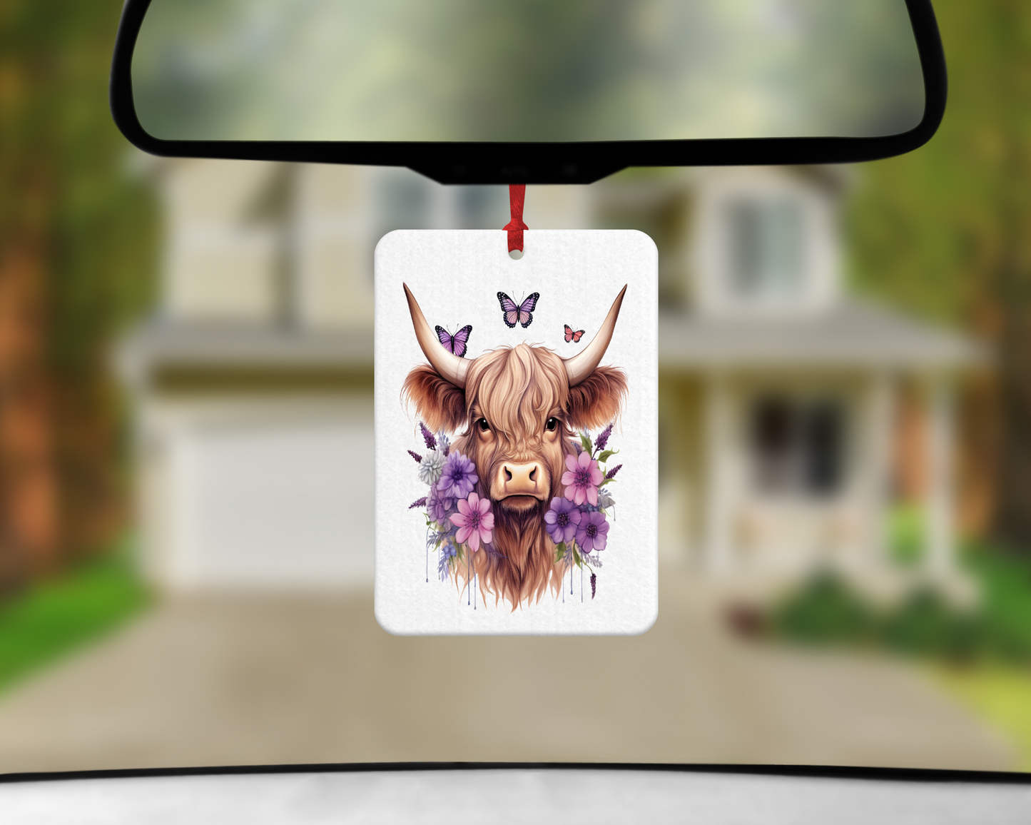 Highland Cow, 9 designs to choose from - Air Freshener