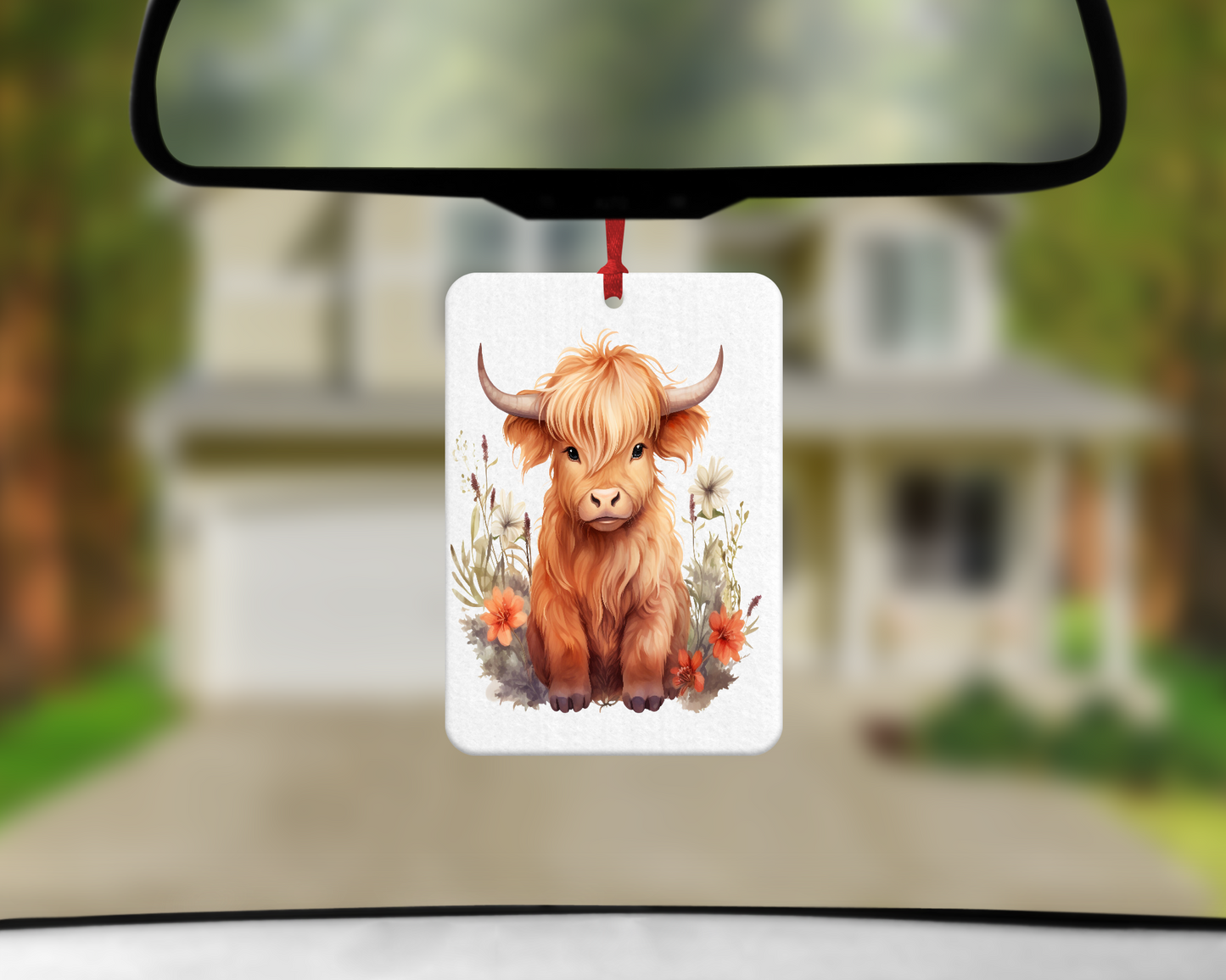 Highland Cow, 9 designs to choose from - Air Freshener