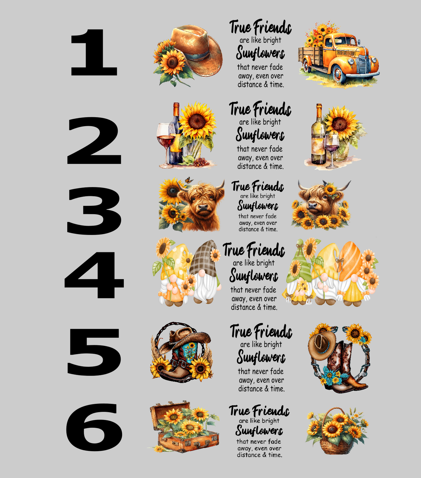 True Friends Are Bright Sunflowers Than Never Fade Away Even Over Distance & Time - Solar Mason Jar Light with Multicolour Fairy Lights