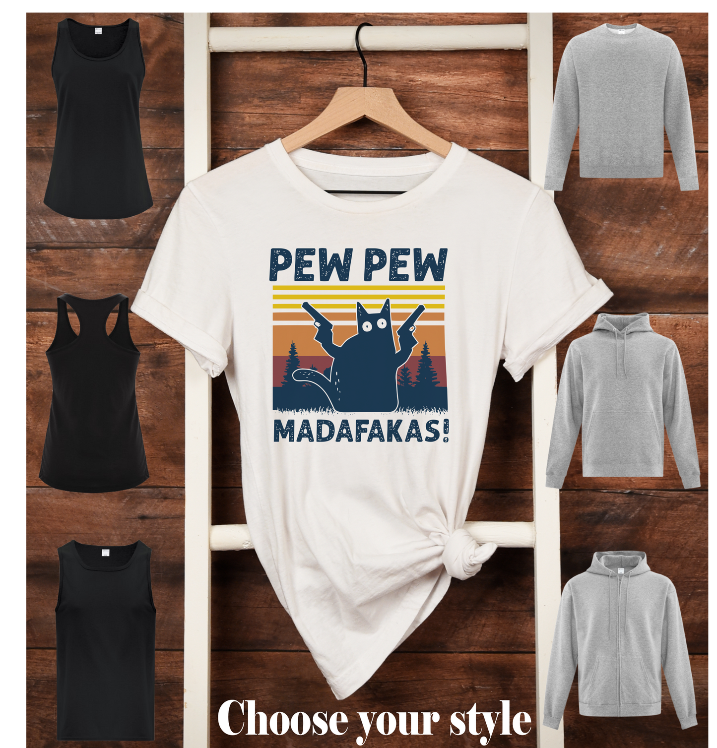Pew Pew Madafakas! - Adult T-Shirts, Tank Tops, Sweatshirts & Hoodies