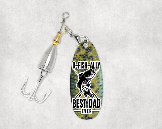 O-Fish-Ally Best Dad Ever - Fishing Lure with Gift Box