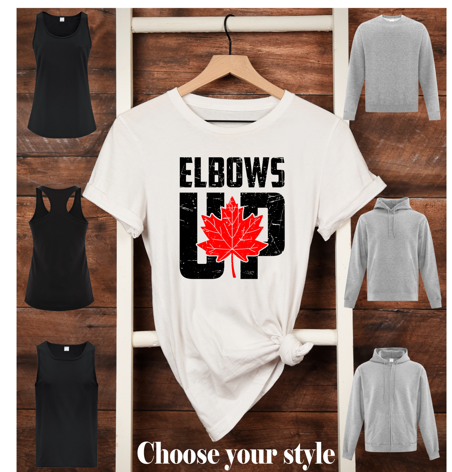 Elbows Up 2 - Adult T-Shirts, Tank Tops, Sweatshirts & Hoodies