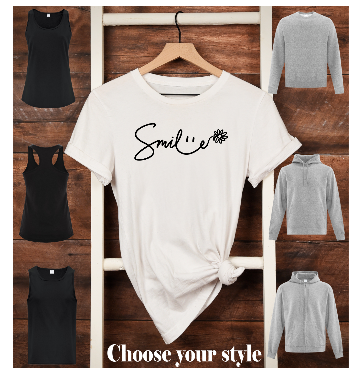 Smile, Happy Face - Adult T-Shirts, Tank Tops, Sweatshirts & Hoodies