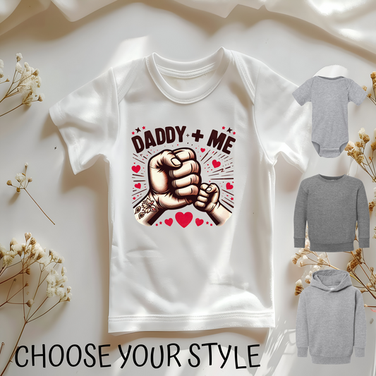 Daddy + Me, Fist Bumps - Infant & Toddler Styles & Sizes