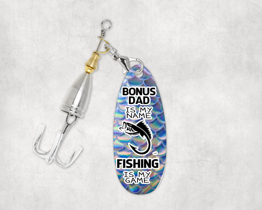 Bonus Dad Is My Name Fishing Is My Game - Fishing Lure with Gift Box
