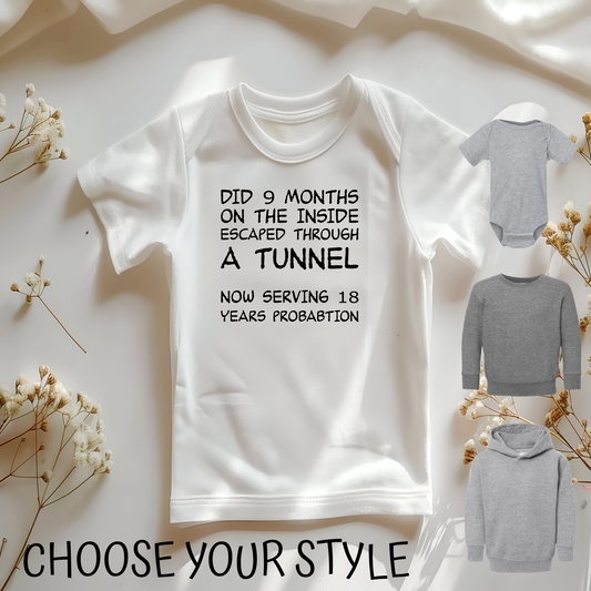 Did 9 Months On The Inside Escaped Through A Tunnel Now Serving 18 Years Probation - Infant & Toddler Styles & Sizes