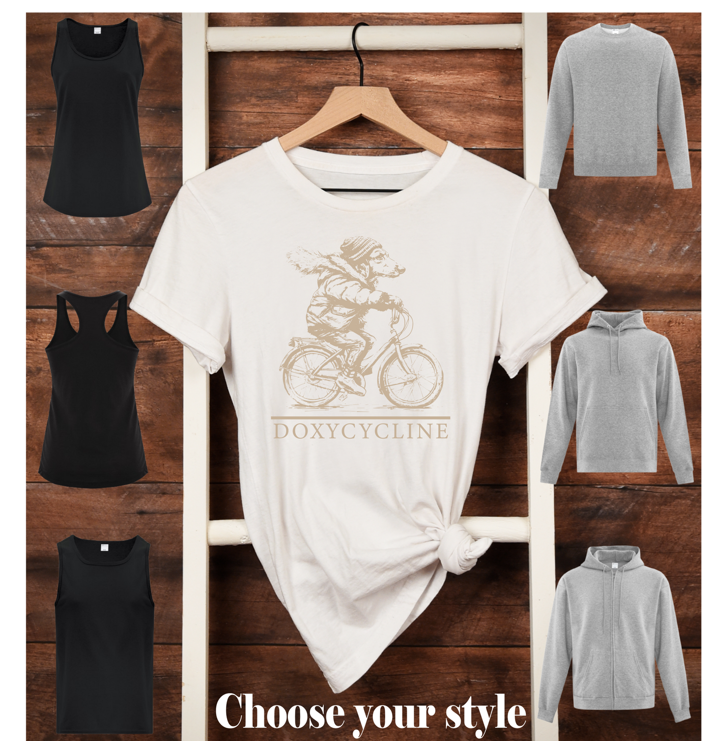 Doxycycline  - Adult T-Shirts, Tank Tops, Sweatshirts & Hoodies