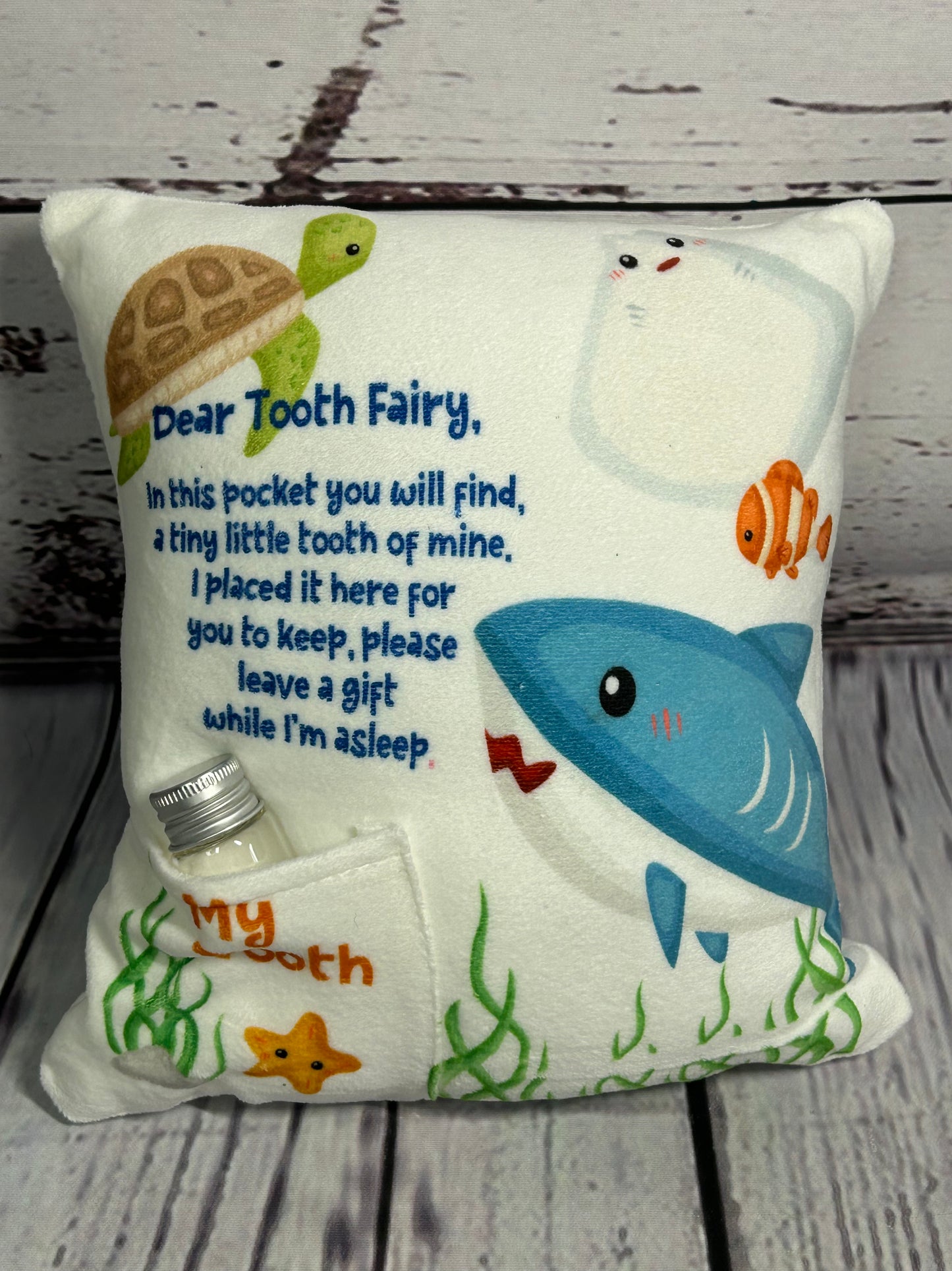 Design Your Own - Tooth Fairy Cushion, 2 styles to choose from