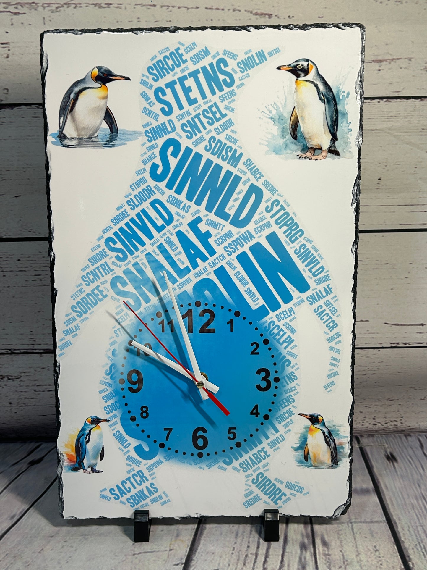 Design Your Own - Clock, Rectangle Slate