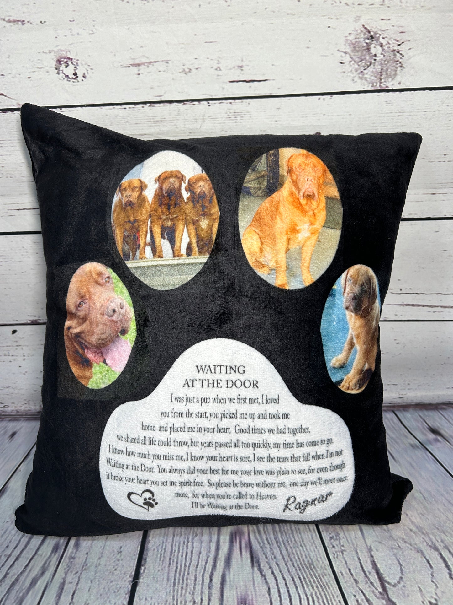 Design Your Own - 5 Panel Photo Paw Cushion Cover