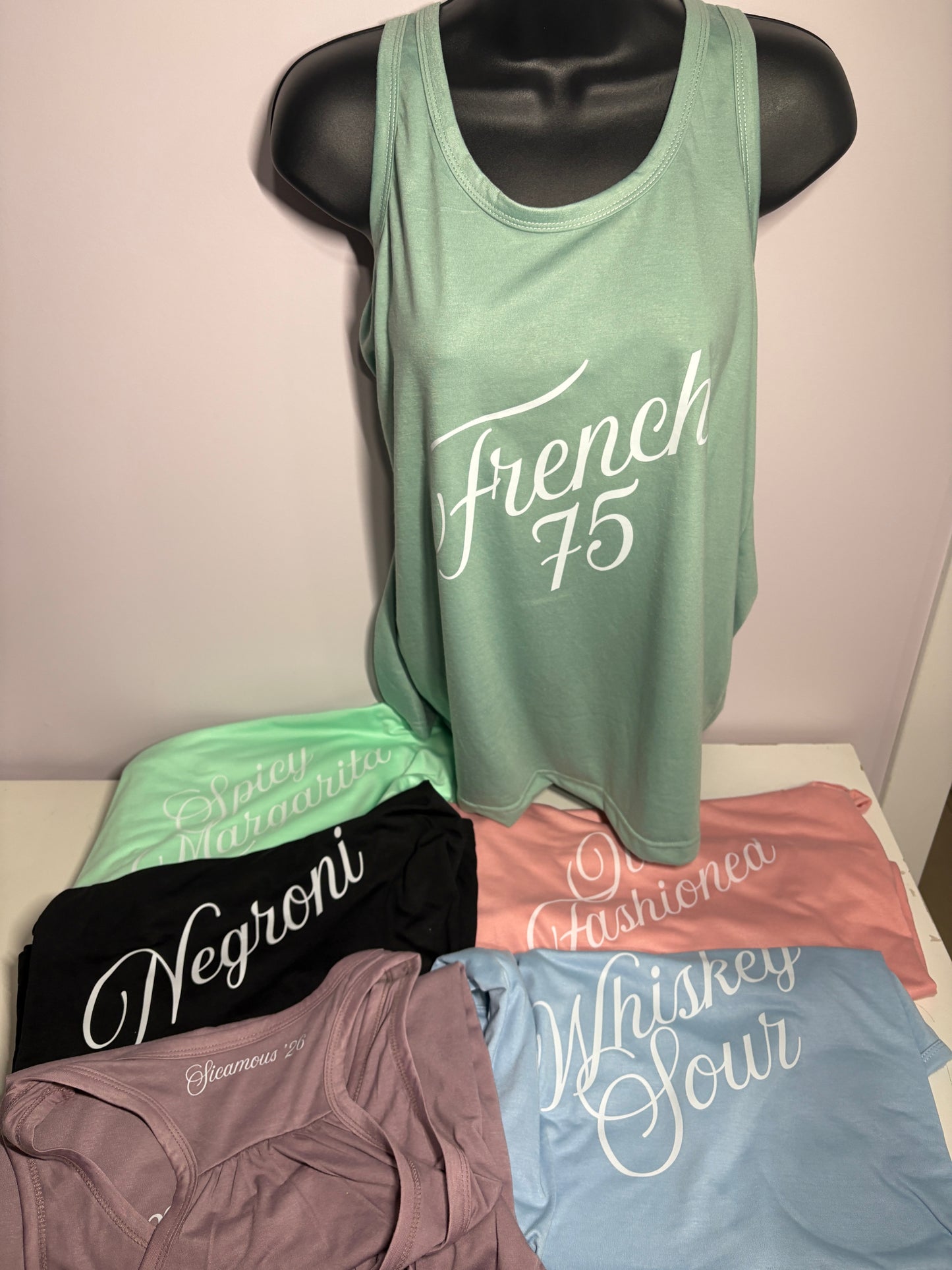 Design Your Own - Ladies Scrunch Back Tank Top