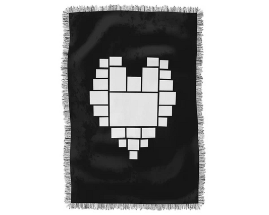 Design Your Own - 25 Photo Panel Heart Blanket