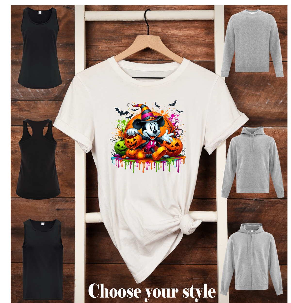 Halloween Mouse - Adult T-Shirts, Tanks, Sweatshirts & Hoodies
