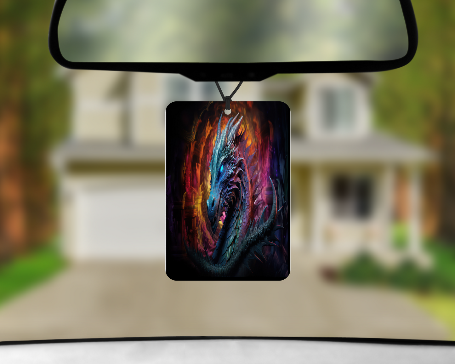 Dragon, black - Air Freshener