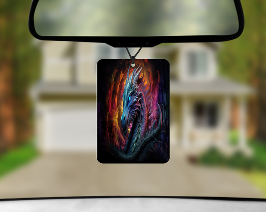 Dragon, black - Air Freshener