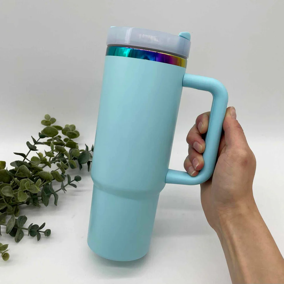 Design Your Own - 30oz rainbow plated, engravable ( Stanley Inspired)