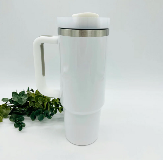 Design Your Own - 40oz tumbler with handle