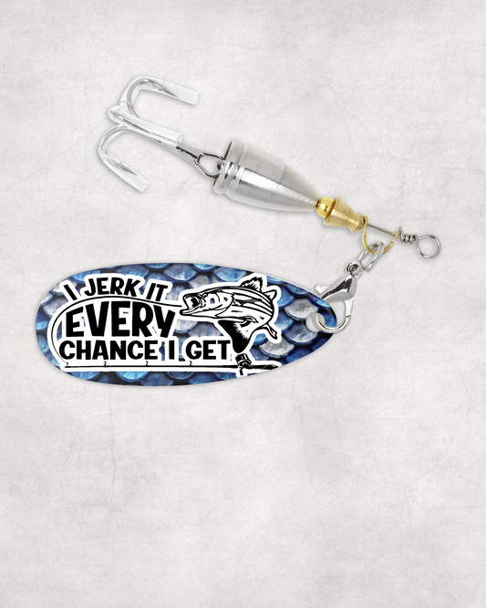 I Jerk It Every Chance I Get - Fishing Lure with Gift Box