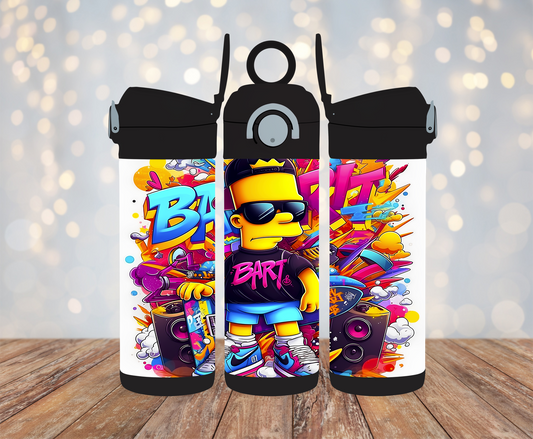 Bart Simpson - 12oz Kids Water Bottle