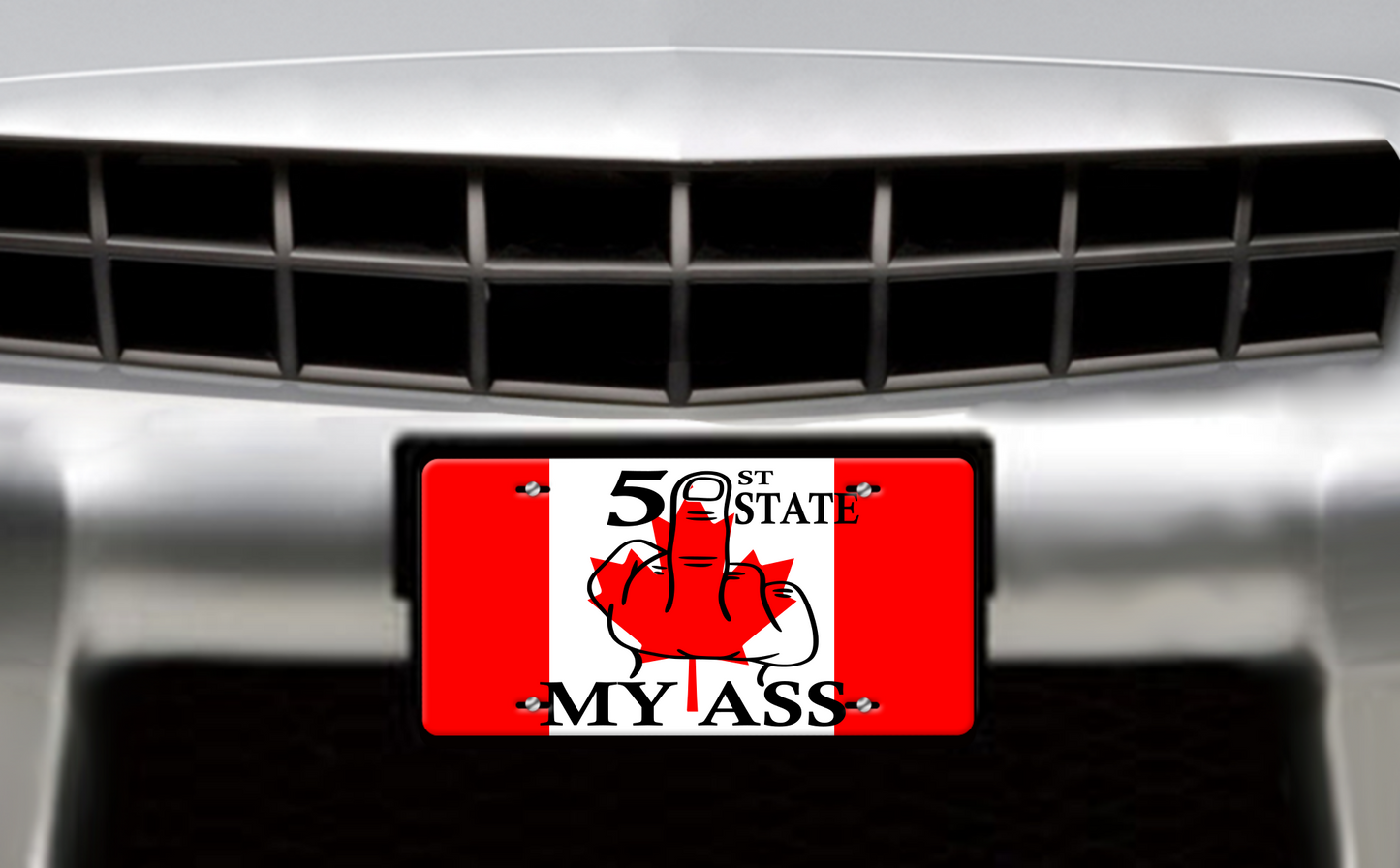 51st State My Ass - Vehicle License Vanity Plate