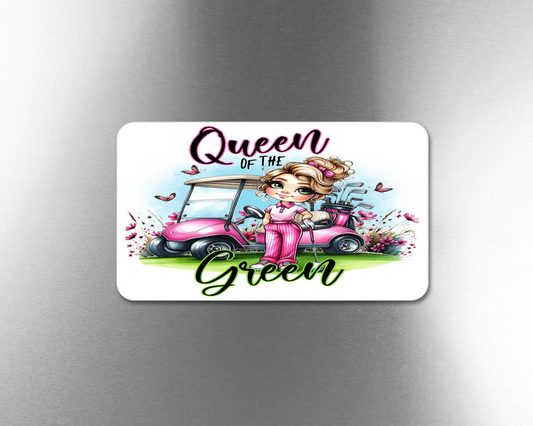 Queen Of The Green - Refrigerator Magnets in 3 size choices