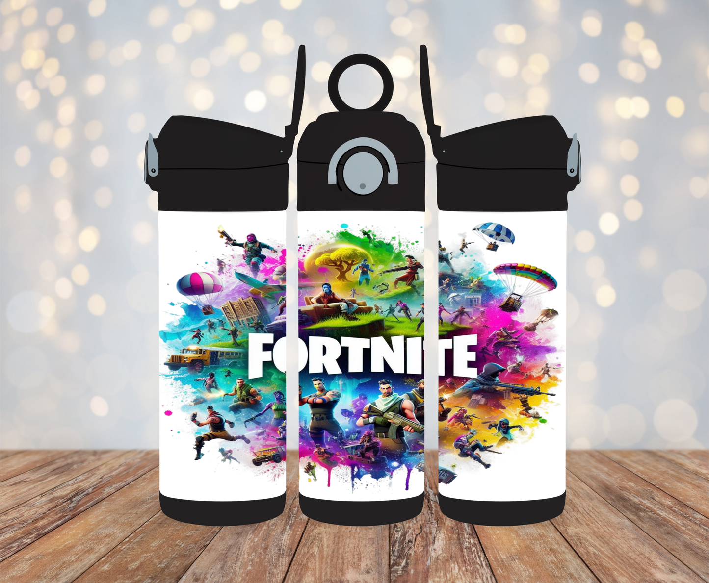 Video Game 4 - 12oz Kids Water Bottle
