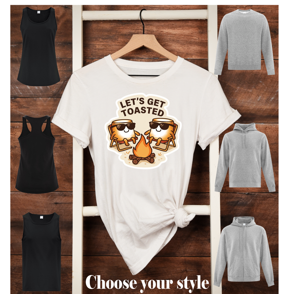Let's Get Toasted - Adult T-Shirts, Tanks, Sweatshirts & Hoodies