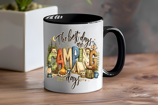 The Best Days Are Camping Days - Ceramic and Glass Mugs
