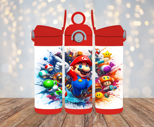 Video Game 3 - 12oz Kids Water Bottle