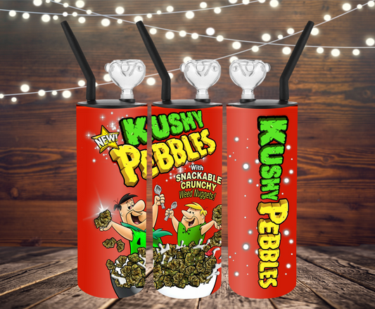 Kushy Pebbles with Snackable Crunchy Weed Nuggets - Hookah, Bong, Cold Smoke Pipe